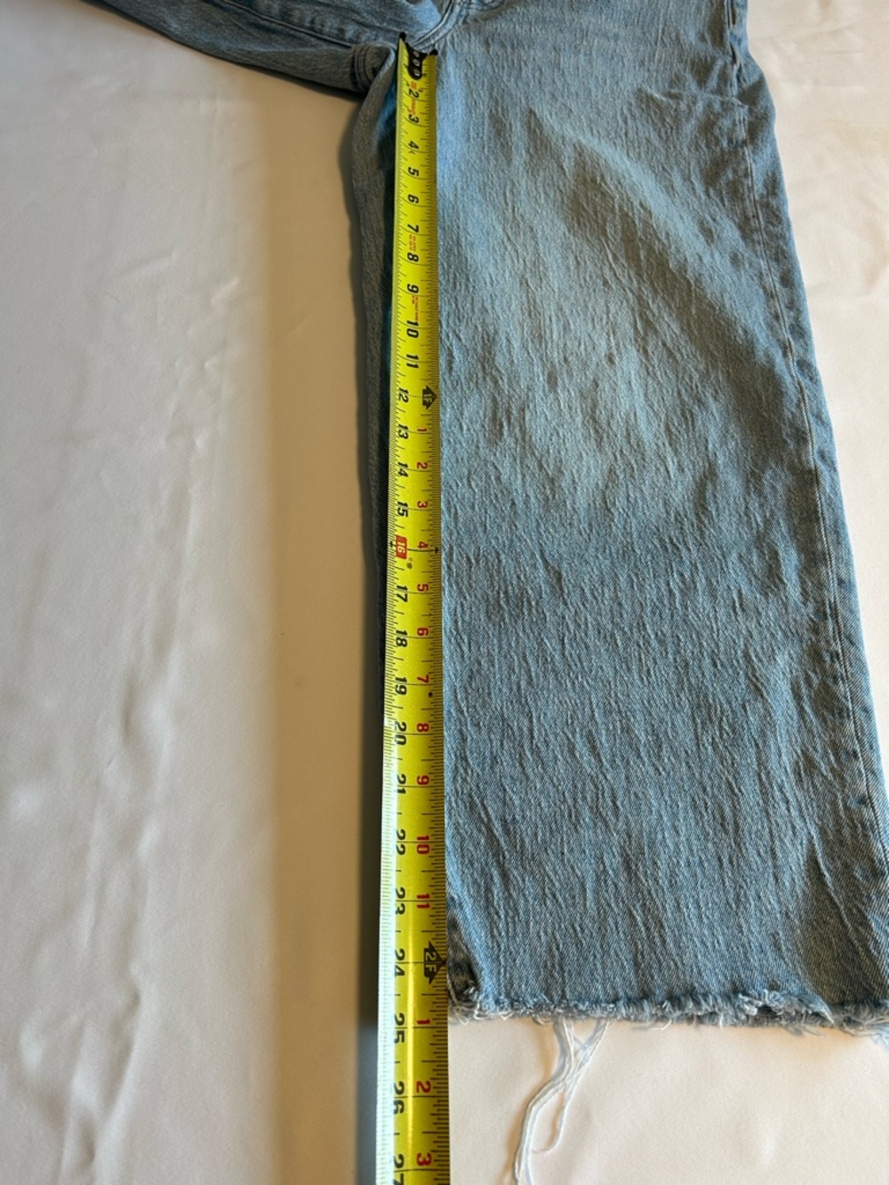 Madewell curvy perfect vintage wide leg crop jeans size 28 light wash high rise - Picture 11 of 13